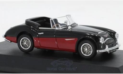 Diecast model cars Austin Healey 3000 1/43 Norev MK3 black/red RHD 1964 Austin Healey 3000 1/43 Norev MK3 black/red RHD 1964 diecast model cars