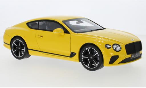 Diecast model cars Bentley Continental 1/18 Norev GT yellow 2018 Bentley Continental 1/18 Norev GT yellow 2018 diecast model cars