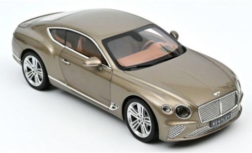 Diecast model cars Bentley Continental 1/18 Norev GT metallic beige 2018 Bentley Continental 1/18 Norev GT metallic beige 2018 diecast model cars