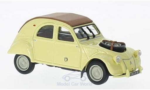 Diecast model cars Citroen 2CV 1/43 Norev 4x4 Sahara yellow 1961 Citroen 2CV 1/43 Norev 4x4 Sahara yellow 1961 diecast model cars