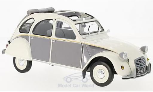 Diecast model cars Citroen 2CV 1/18 Norev Dolly white/grey 1985 Citroen 2CV 1/18 Norev Dolly white/grey 1985 diecast model cars