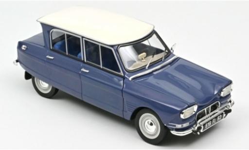 Diecast model cars Citroen Ami 6 1/18 Norev blue/white 1965 Citroen Ami 6 1/18 Norev blue/white 1965 diecast model cars