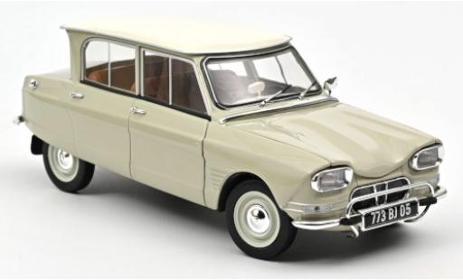 Diecast model cars Citroen Ami 6 1/18 Norev grey/white 1965 Citroen Ami 6 1/18 Norev grey/white 1965 diecast model cars