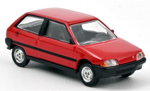 Citroen AX 1/64 Norev red 1986 diecast model cars