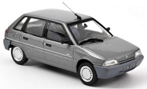 Diecast model cars Citroen AX 1/43 Norev TEN metallic grey 1992 Citroen AX 1/43 Norev TEN metallic grey 1992 diecast model cars