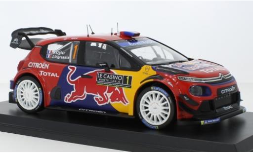 Diecast model cars Citroen C3 1/18 Norev WRC No.1 Red Bull / Total WRC Rallye Monte Carlo 2019 S.Ogier/J.Ingrassia Citroen C3 1/18 Norev WRC No.1 Red Bull / Total WRC Rallye Monte Carlo 2019 S.Ogier/J.Ingrassia diecast model cars