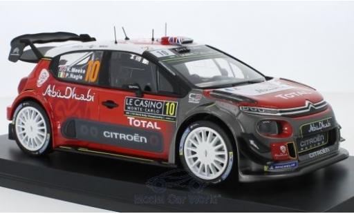 Diecast model cars Citroen C3 1/18 Norev WRC No.10 Rallye WM Rallye Monte Carlo 2018 K.Meeke/P.Nagle Citroen C3 1/18 Norev WRC No.10 Rallye WM Rallye Monte Carlo 2018 K.Meeke/P.Nagle diecast model cars