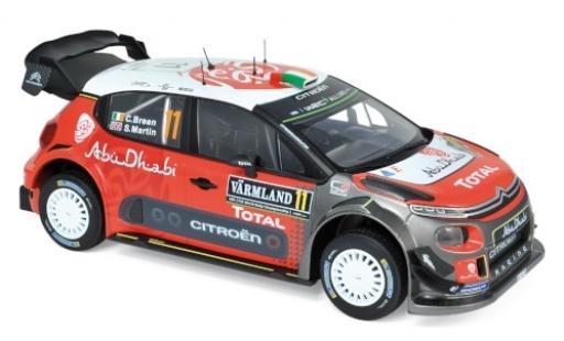 Diecast model cars Citroen C3 1/18 Norev WRC No.11 Rallye WM Rallye Schweden 2018 C.Breen/S.Martin Citroen C3 1/18 Norev WRC No.11 Rallye WM Rallye Schweden 2018 C.Breen/S.Martin diecast model cars
