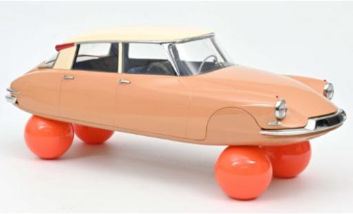 Diecast model cars Citroen DS 1/12 Norev 19 Ballon brown/white 1959 Citroen DS 1/12 Norev 19 Ballon brown/white 1959 diecast model cars