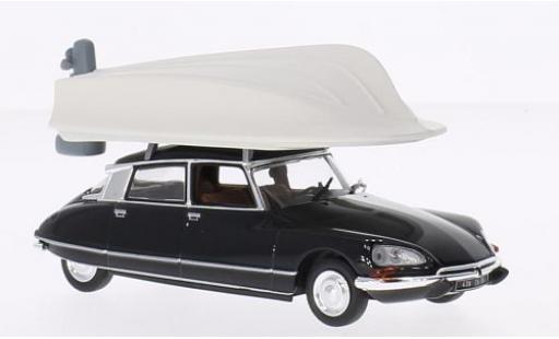 Diecast model cars Citroen DS 1/43 Norev 21 Pallas black 1972 avec bateau sur Rack de toit Citroen DS 1/43 Norev 21 Pallas black 1972 avec bateau sur Rack de toit diecast model cars