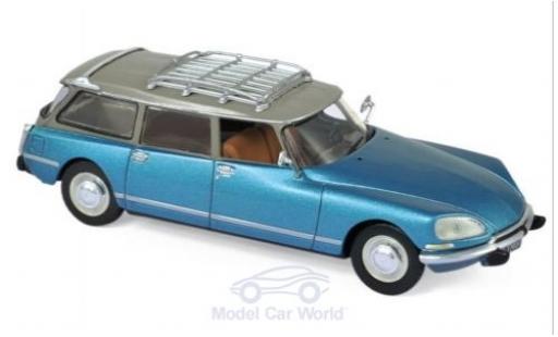 Diecast model cars Citroen DS 1/43 Norev 23 Break metallic blue/beige 1974 Citroen DS 1/43 Norev 23 Break metallic blue/beige 1974 diecast model cars