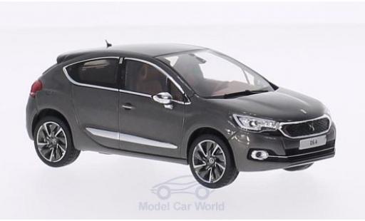 DS Automobiles DS4 1/43 Norev Citroen DS 4 metallic grey/black 2015 diecast model cars