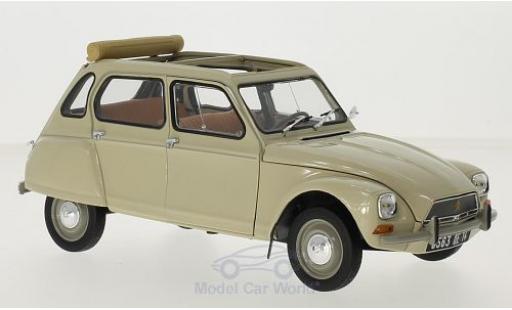 Diecast model cars Citroen Dyane 1/18 Norev 6 beige 1970 Citroen Dyane 1/18 Norev 6 beige 1970 diecast model cars