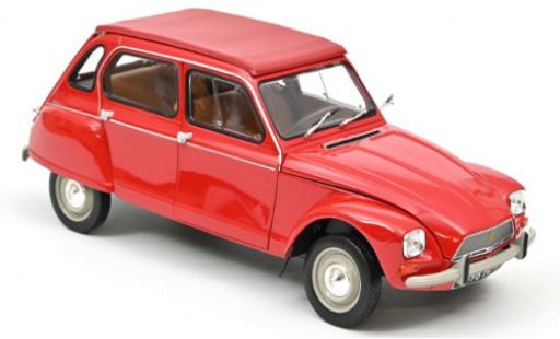 Diecast model cars Citroen Dyane 1/18 Norev 6 red 1974 mit Faltdach Citroen Dyane 1/18 Norev 6 red 1974 mit Faltdach diecast model cars