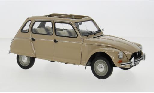 Citroen Dyane 1/18 Norev beige 1983 1:18 diecast model cars