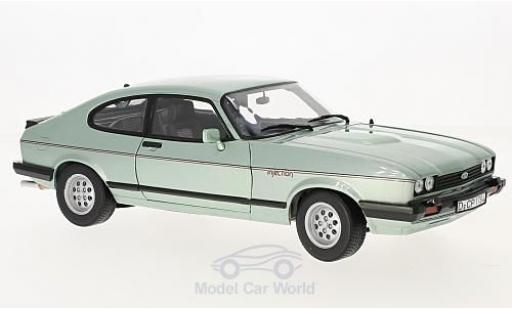Diecast model cars Ford Capri 1/18 Norev MK III 2.8 Injection metallic green 1982 Ford Capri 1/18 Norev MK III 2.8 Injection metallic green 1982 diecast model cars