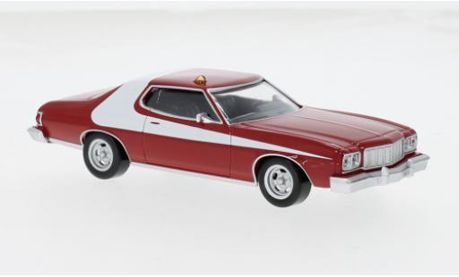 Diecast model cars Ford Gran Torino 1/43 Norev rot/weiss 1974 1:43 Ford Gran Torino 1/43 Norev rot/weiss 1974 1:43 diecast model cars