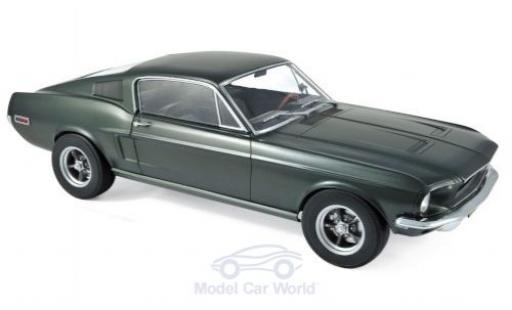 Diecast model cars Ford Mustang 1/12 Norev Fastback metallic green 1968 Ford Mustang 1/12 Norev Fastback metallic green 1968 diecast model cars