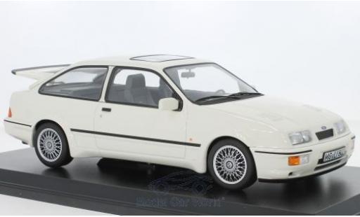 Diecast model cars Ford Sierra Cosworth 1/43 Norev RS Cosworth white 1986 Ford Sierra Cosworth 1/43 Norev RS Cosworth white 1986 diecast model cars