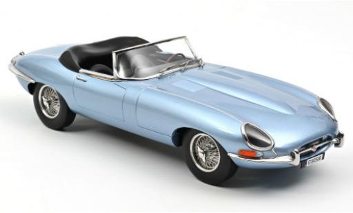 Diecast model cars Jaguar E-Type 1/12 Norev Roadster metallic blue 1962 Jaguar E-Type 1/12 Norev Roadster metallic blue 1962 diecast model cars
