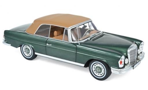 Diecast model cars Mercedes 280 1/18 Norev SE (W111) Cabriolet metallic green/beige 1969 Mercedes 280 1/18 Norev SE (W111) Cabriolet metallic green/beige 1969 diecast model cars