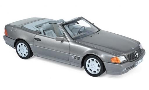 Diecast model cars Mercedes 500 1/18 Norev SL (R129) metallic grey 1989 Mercedes 500 1/18 Norev SL (R129) metallic grey 1989 diecast model cars