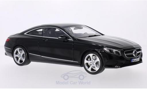 Mercedes Classe S 1/18 Norev Coupe (C217) black 2014 diecast model cars
