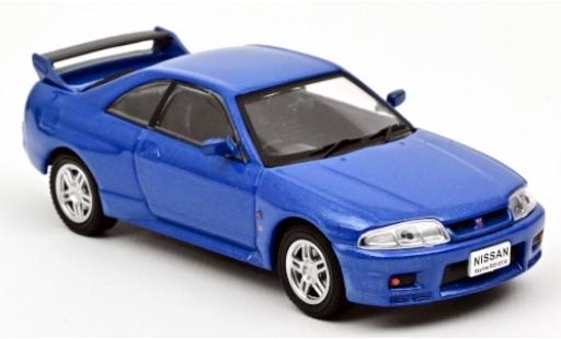 Diecast model cars Nissan Skyline 1/43 Norev (R33) GT-R metallic blue RHD 1995 Nissan Skyline 1/43 Norev (R33) GT-R metallic blue RHD 1995 diecast model cars
