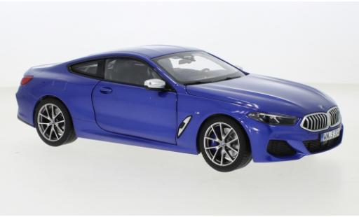 Bmw M850 1/18 Norev i metallise blue 2018 diecast model cars