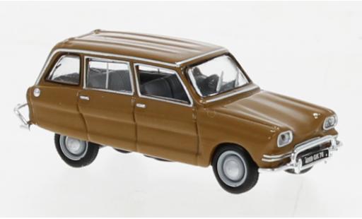 Diecast model cars Citroen Ami 6 1/87 Norev Break brown 1969 Citroen Ami 6 1/87 Norev Break brown 1969 diecast model cars