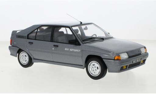 Diecast model cars Citroen BX 1/18 Norev Sport metallise grey 1985 Citroen BX 1/18 Norev Sport metallise grey 1985 diecast model cars