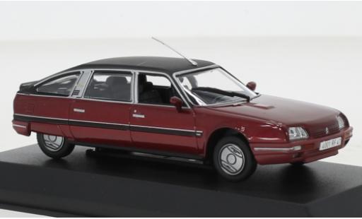 Diecast model cars Citroen CX 1/43 Norev Turbo 2 Prestige metallise red foncé/black 1986 Citroen CX 1/43 Norev Turbo 2 Prestige metallise red foncé/black 1986 diecast model cars
