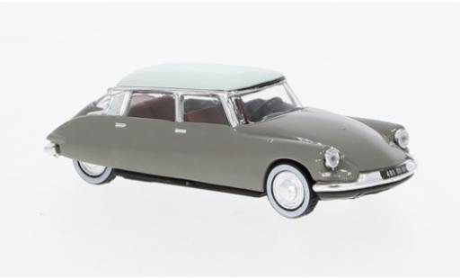 Diecast model cars Citroen DS 1/87 Norev 19 grey/white 1959 Citroen DS 1/87 Norev 19 grey/white 1959 diecast model cars