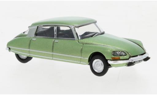 Diecast model cars Citroen DS 1/87 Norev 23 metallise green 1972 Citroen DS 1/87 Norev 23 metallise green 1972 diecast model cars