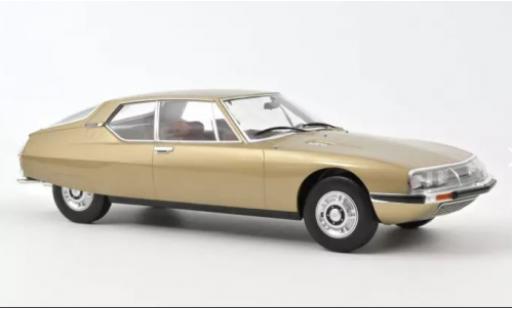 Diecast model cars Citroen SM 1/12 Norev metallise beige 1971 Citroen SM 1/12 Norev metallise beige 1971 diecast model cars