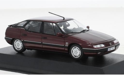 Diecast model cars Citroen XM 1/43 Norev metallise red 1995 Citroen XM 1/43 Norev metallise red 1995 diecast model cars