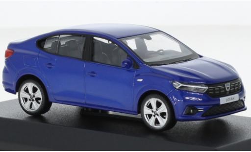 Dacia Logan 1/43 Norev metallise blue 2021 diecast model cars