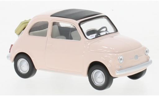 Fiat 500 1/43 Norev F pink 1965 diecast model cars