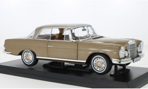 Diecast model cars Mercedes 250 1/18 Norev SE Coupe (W111) metallise beige 1969 Mercedes 250 1/18 Norev SE Coupe (W111) metallise beige 1969 diecast model cars