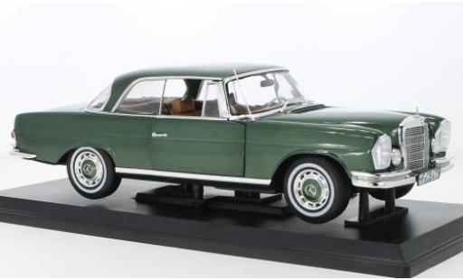 Diecast model cars Mercedes 250 1/18 Norev SE Coupe (W111) metallise green 1969 Mercedes 250 1/18 Norev SE Coupe (W111) metallise green 1969 diecast model cars