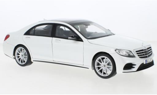 Diecast model cars Mercedes Classe S 1/18 Norev AMG-Line metallise white 2018 Mercedes Classe S 1/18 Norev AMG-Line metallise white 2018 diecast model cars