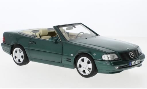 Diecast model cars Mercedes Classe SL 1/18 Norev SL 500 (R129) metallise green 1999 Mercedes Classe SL 1/18 Norev SL 500 (R129) metallise green 1999 diecast model cars