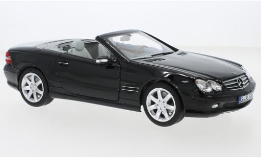 Diecast model cars Mercedes Classe SL 1/18 Norev SL 500 (R230) black 2003 Mercedes Classe SL 1/18 Norev SL 500 (R230) black 2003 diecast model cars