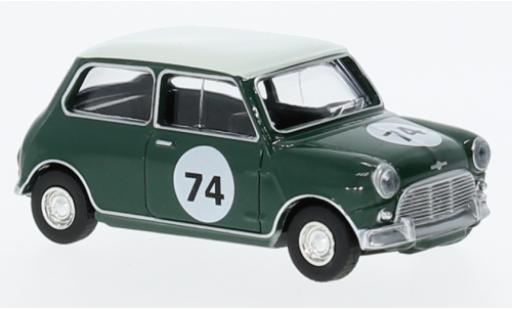 Diecast model cars Mini Cooper 1/64 Norev S vert/white 1964 Mini Cooper 1/64 Norev S vert/white 1964 diecast model cars
