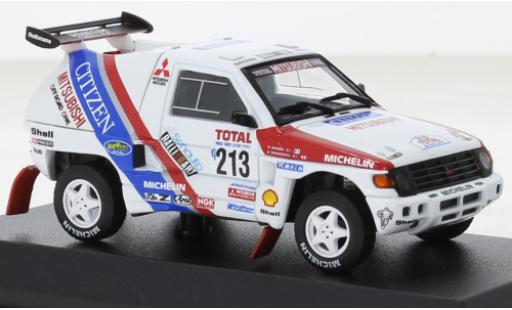 Diecast model cars Mitsubishi Pajero 1/43 Norev white No.213 Rallye Paris Dakar 1992 Mitsubishi Pajero 1/43 Norev white No.213 Rallye Paris Dakar 1992 diecast model cars