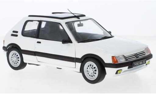 Diecast model cars Peugeot 205 1/18 Norev GTI 1.6 white 1988 Peugeot 205 1/18 Norev GTI 1.6 white 1988 diecast model cars