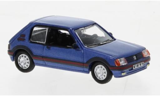 Diecast model cars Peugeot 205 1/87 Norev GTI 1.9 metallise blue 1990 Peugeot 205 1/87 Norev GTI 1.9 metallise blue 1990 diecast model cars