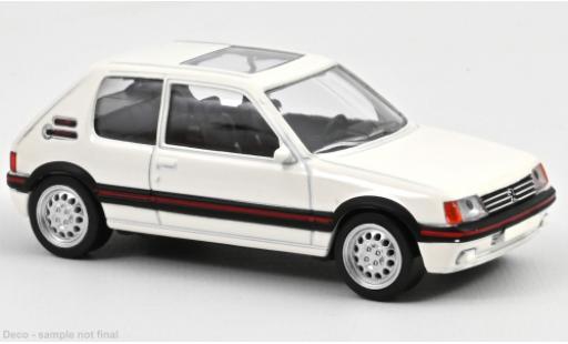 Diecast model cars Peugeot 205 1/43 Norev GTi white 1986 Peugeot 205 1/43 Norev GTi white 1986 diecast model cars