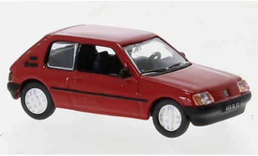 Diecast model cars Peugeot 205 1/87 Norev XR red 1985 Peugeot 205 1/87 Norev XR red 1985 diecast model cars