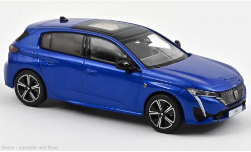 Diecast model cars Peugeot 308 1/43 Norev GT metallise blue 2021 Peugeot 308 1/43 Norev GT metallise blue 2021 diecast model cars